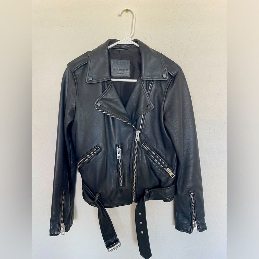 AllSaints Balfern Leather Jacket